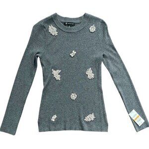 INC International Concepts with Embellished Crystal Clusters - Size Small (NWTs)